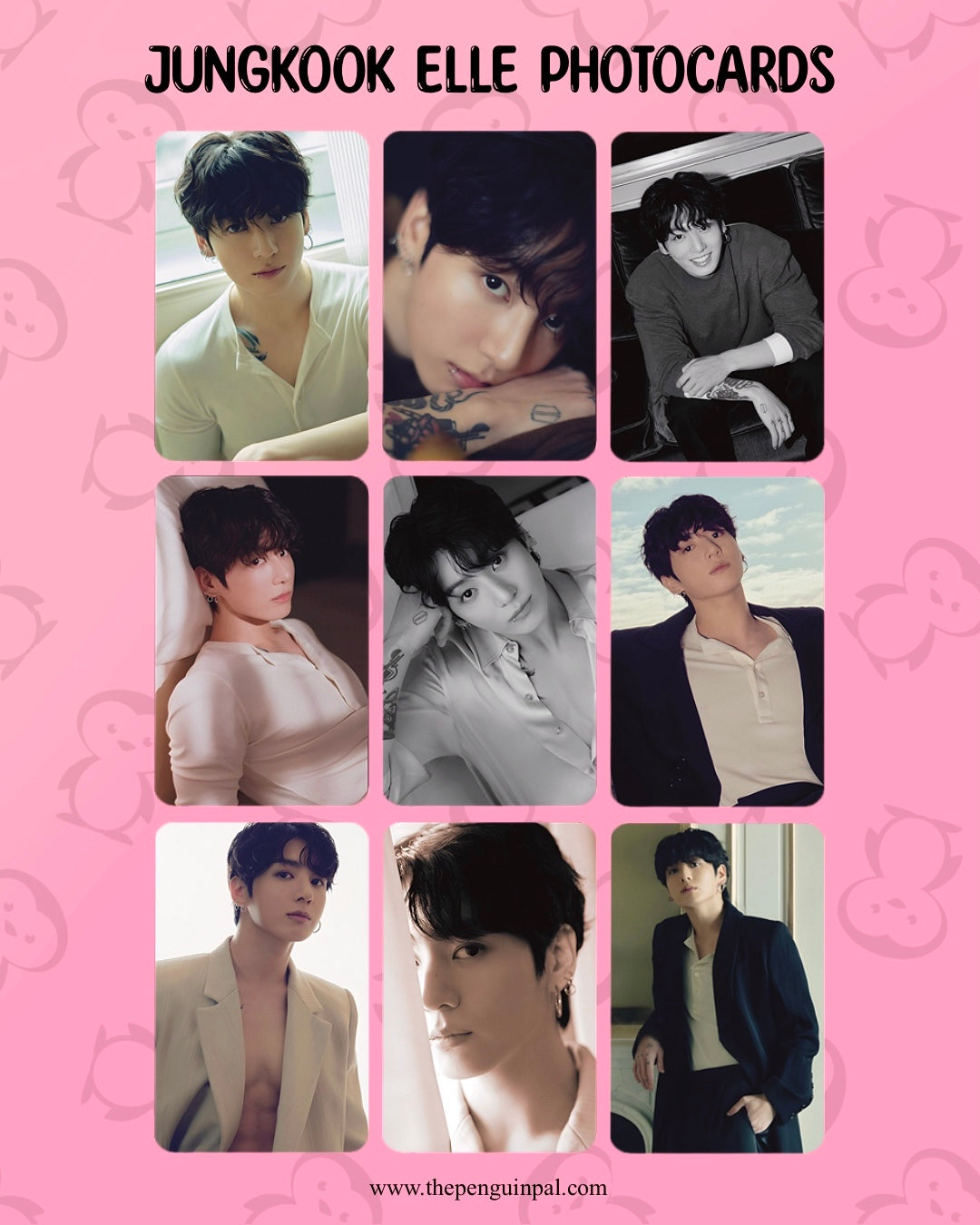 Jungkook Photocards (9 pcs)