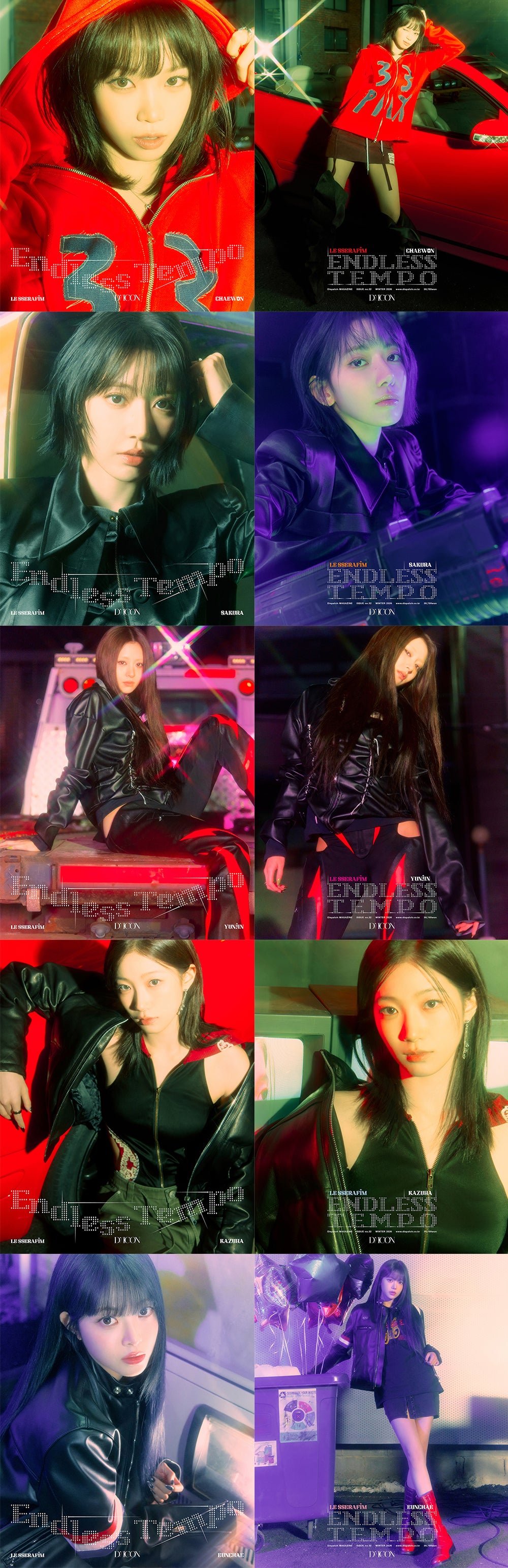 PREORDER LE SSERAFIM -OFFICIAL DICON VOLUME N32 LIMITLESS RHYTHM WITH DICON GIFT