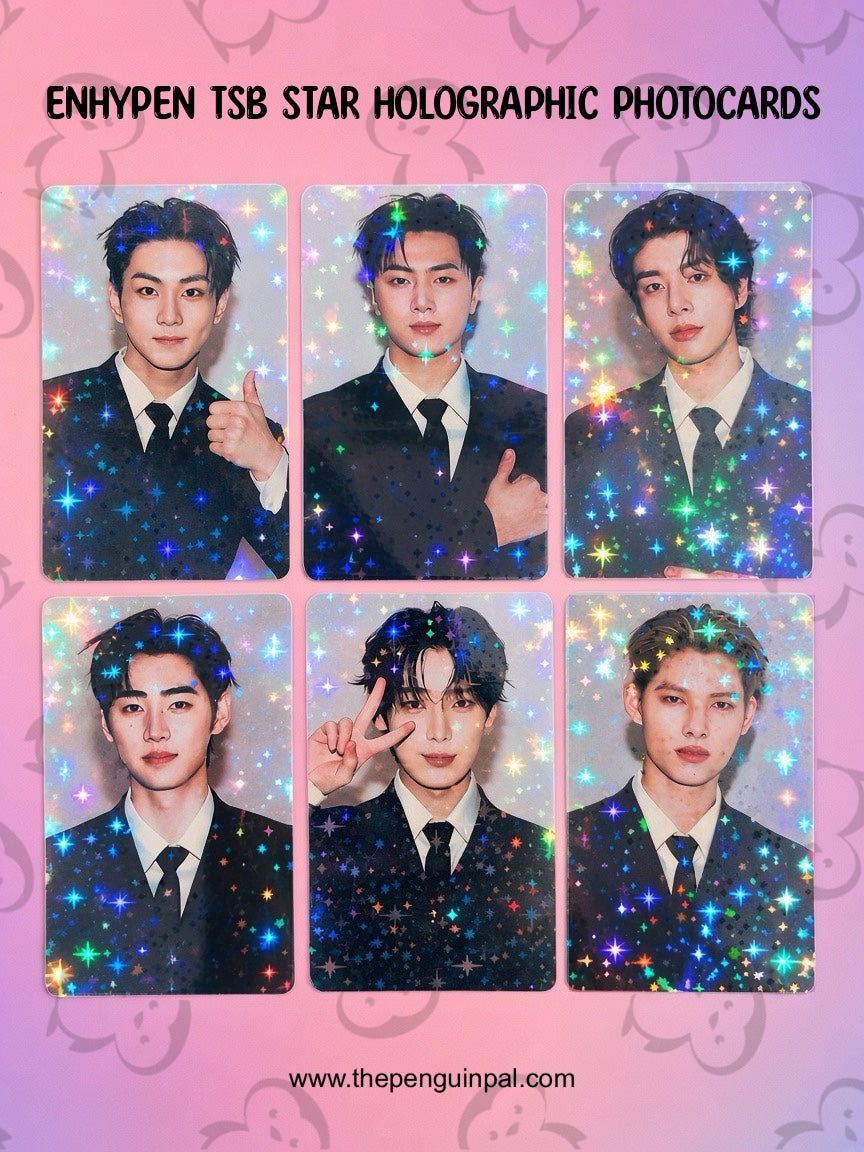 Enhypen The Sin: Bliss Star Holographic Photocards (6 pcs)