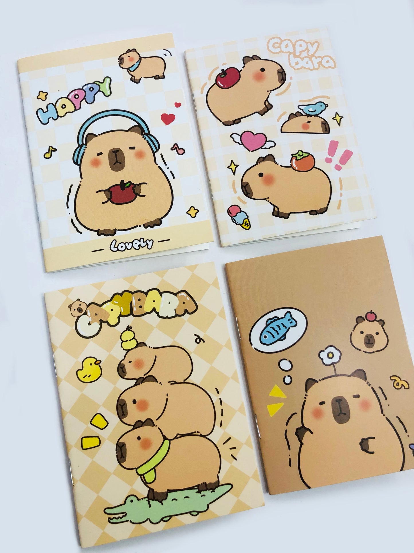 Capybara Kawaii mini notebook