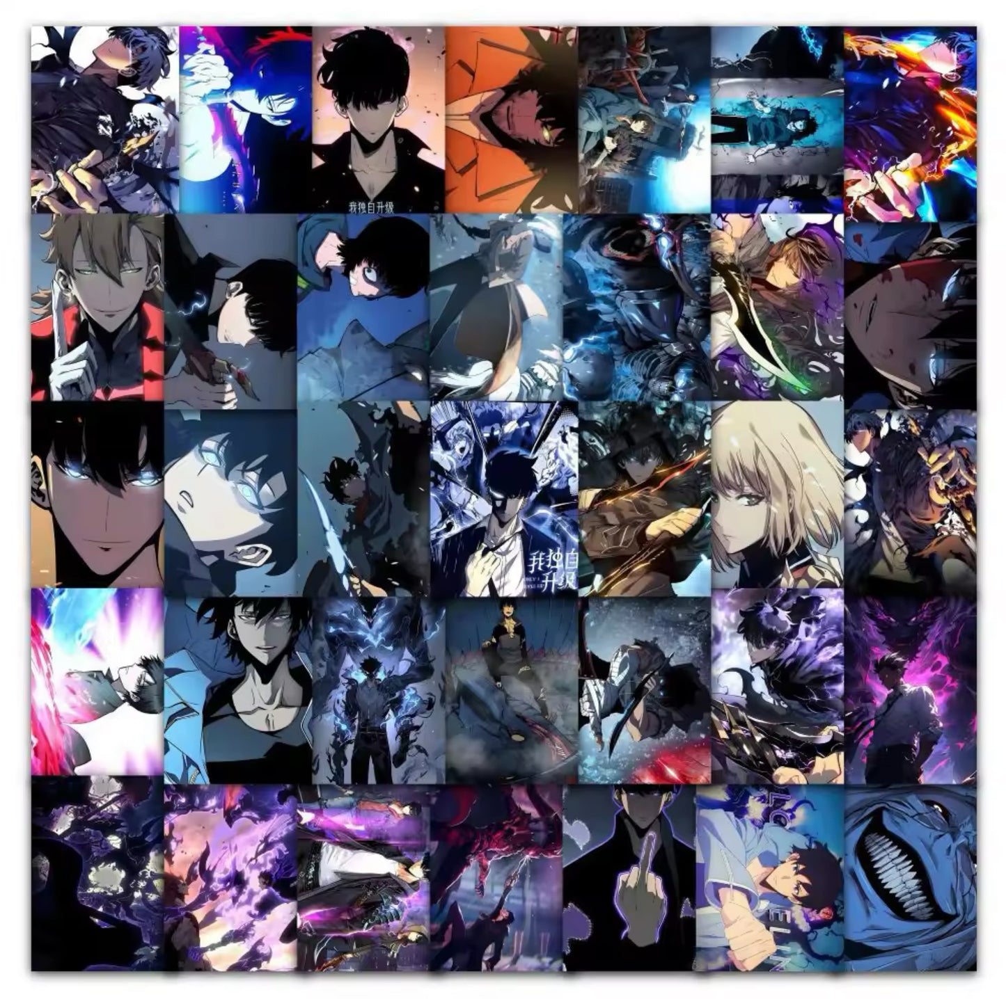 Solo leveling Stickers - 59pcs (Restickable)