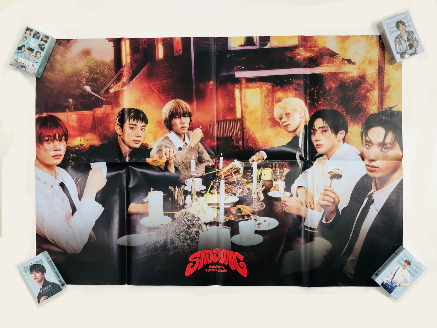 P1harmony Sad Song Official Poster (Folded)