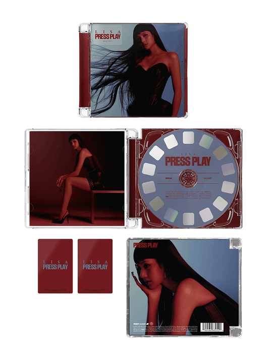 PREORDER LISA PRESS PLAY OFFICIAL ALBUM WITH WEVERSE GIFT