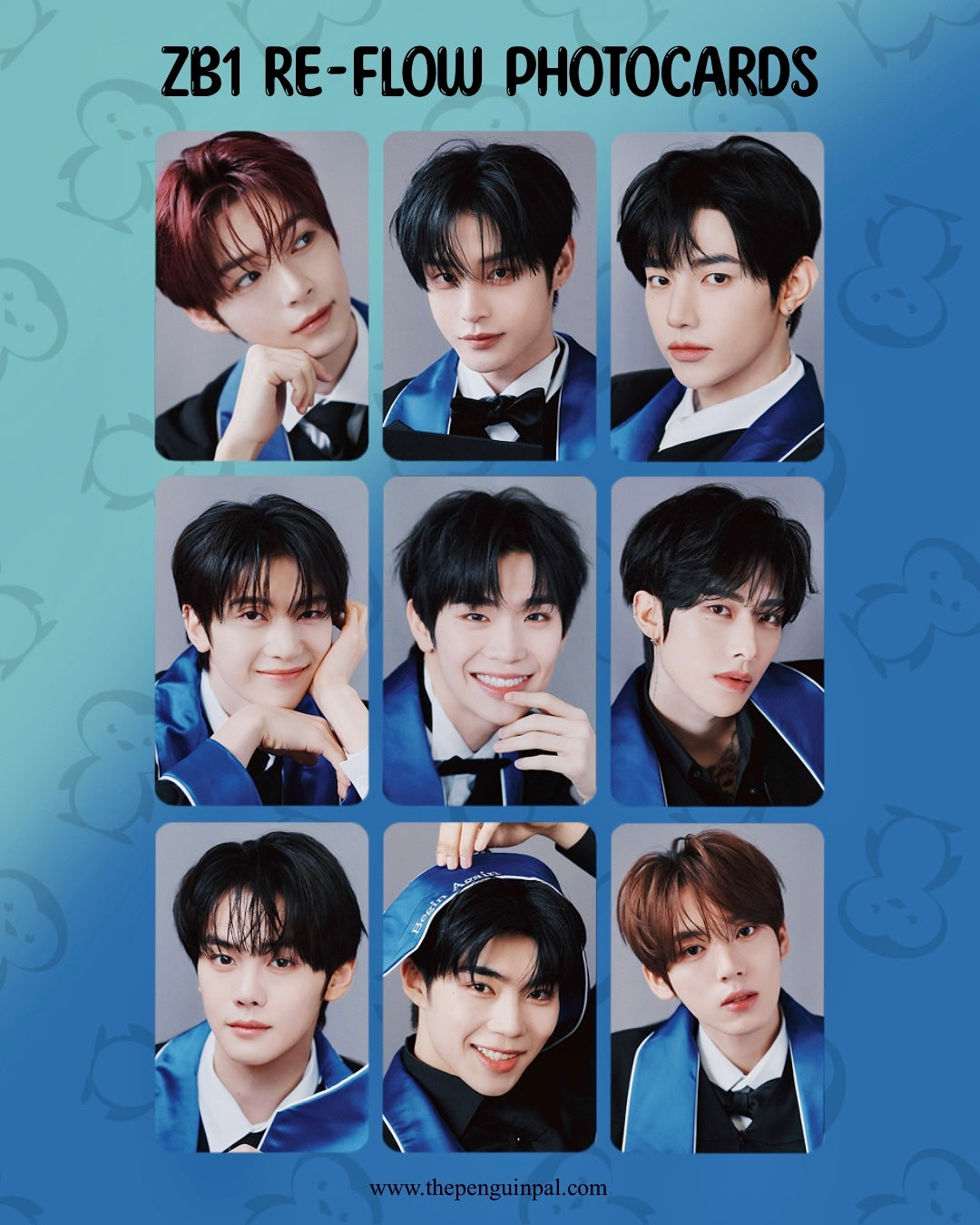 Zerobaseone Reflow Photocards (9 pcs)
