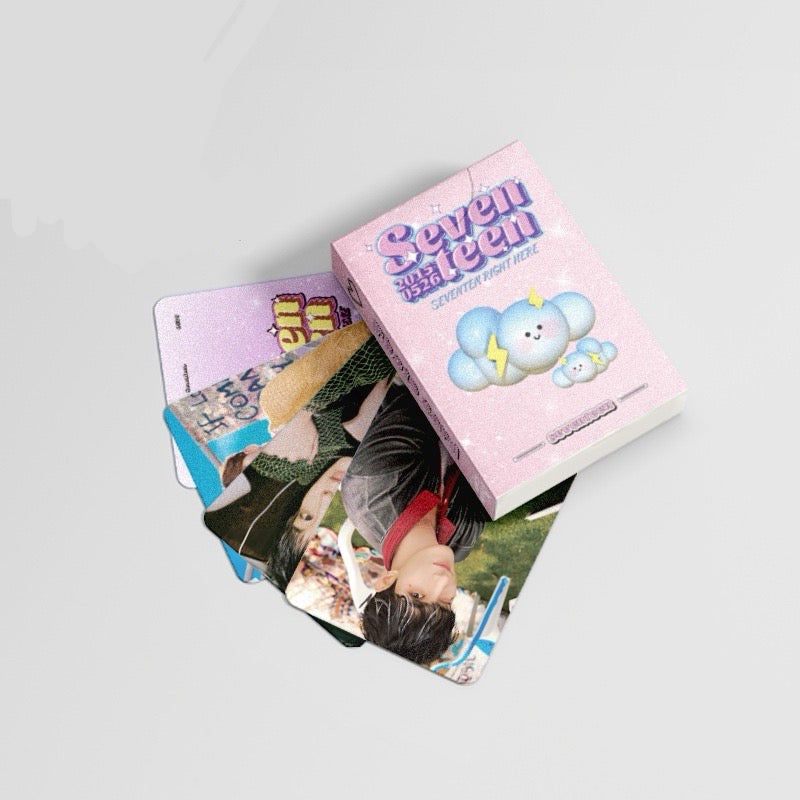 Seventeen Rainbow Holographic Photocards (50 pcs)