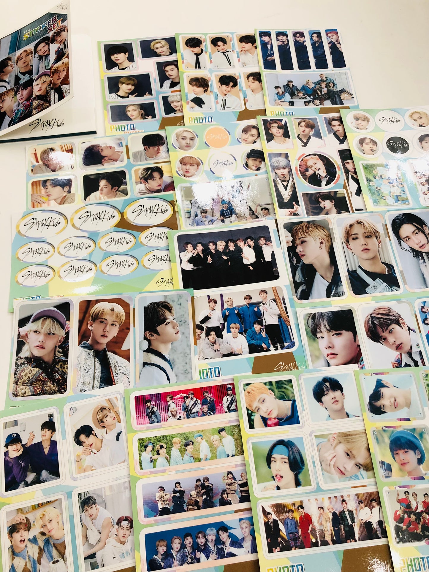 Stray Kids Sticker Sheets#2 (16 sheets)