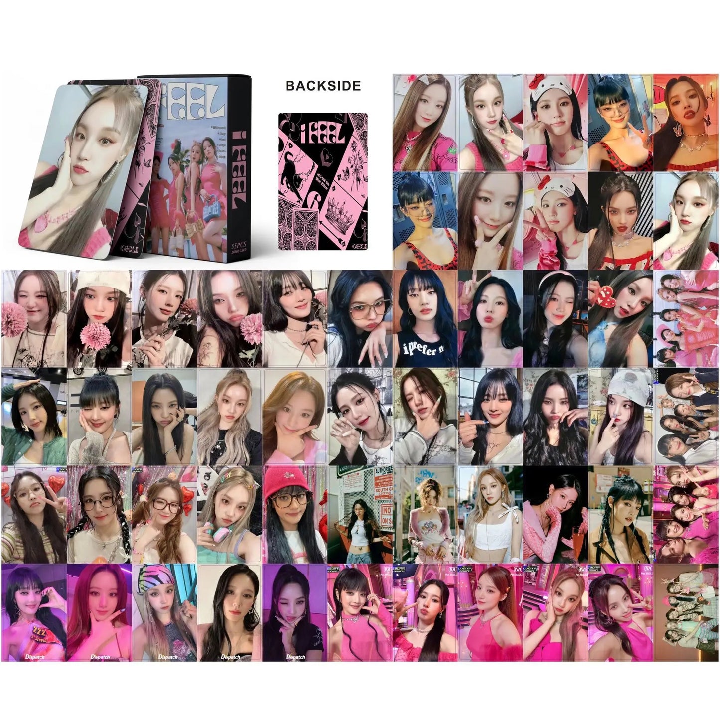 I-DLE I feel Lomocards (55 pcs)