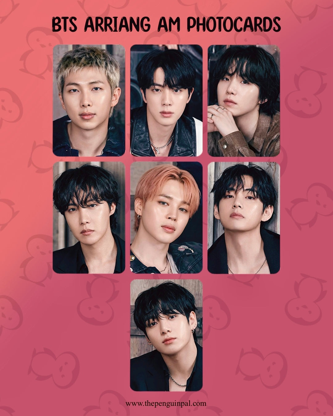 BTS Arirang AM Photocards (7 pcs)