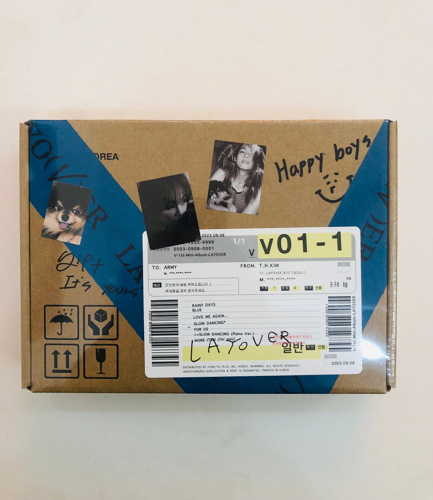 V Layover Official Standard Album (Blue)