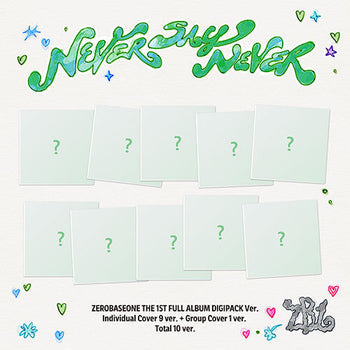 Preorder Zerobaseone - Never Say Never Official Album with Apple Music Gift