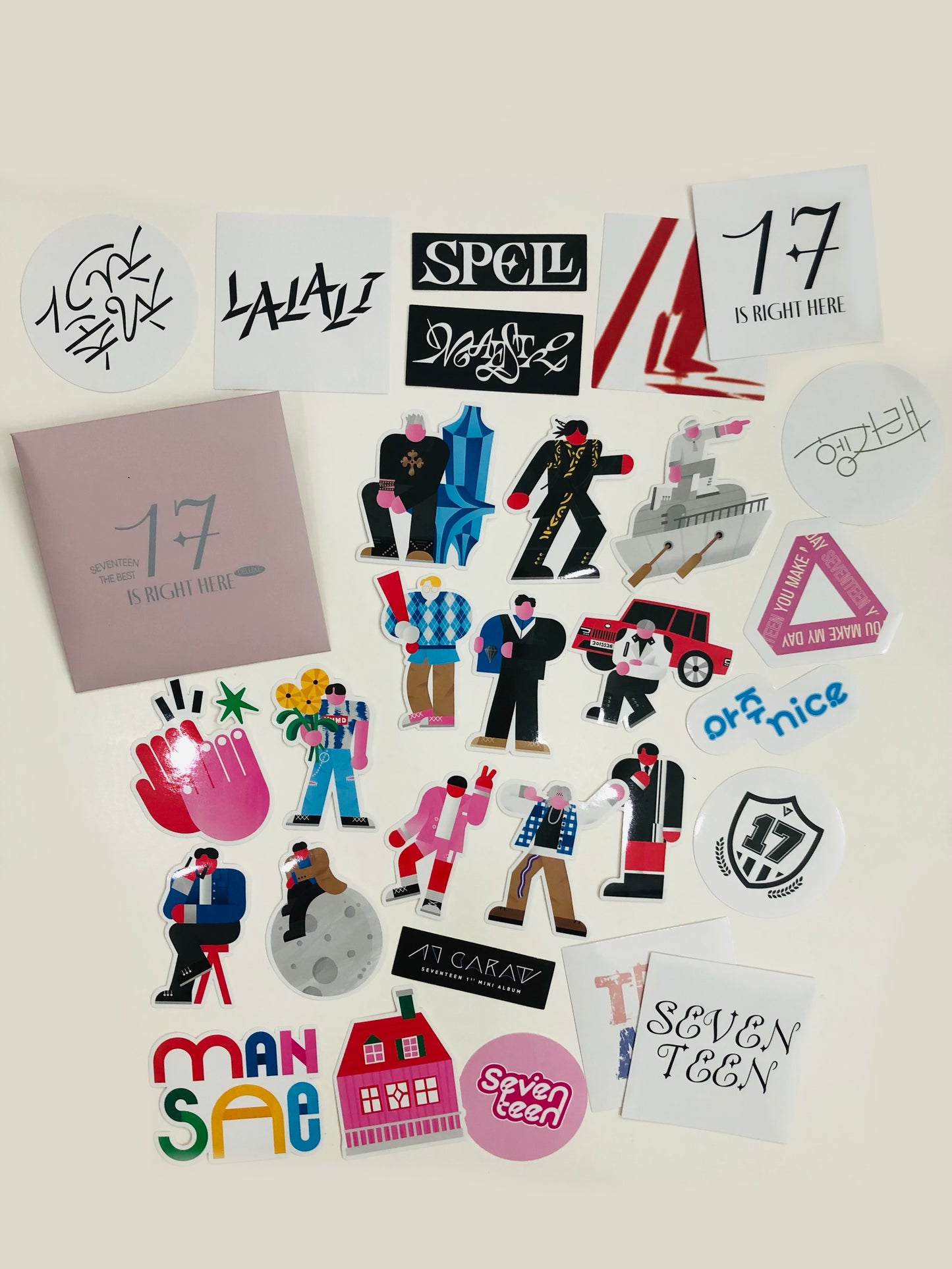 17 is Right Here Official Deluxe Sticker Pack (30 Stickers)