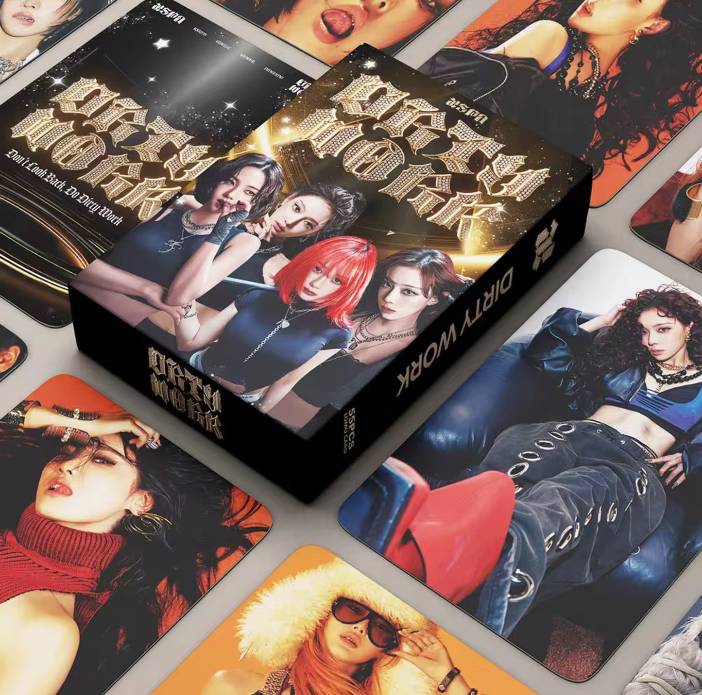 Aespa Dirty Work Lomocards (55 pcs)