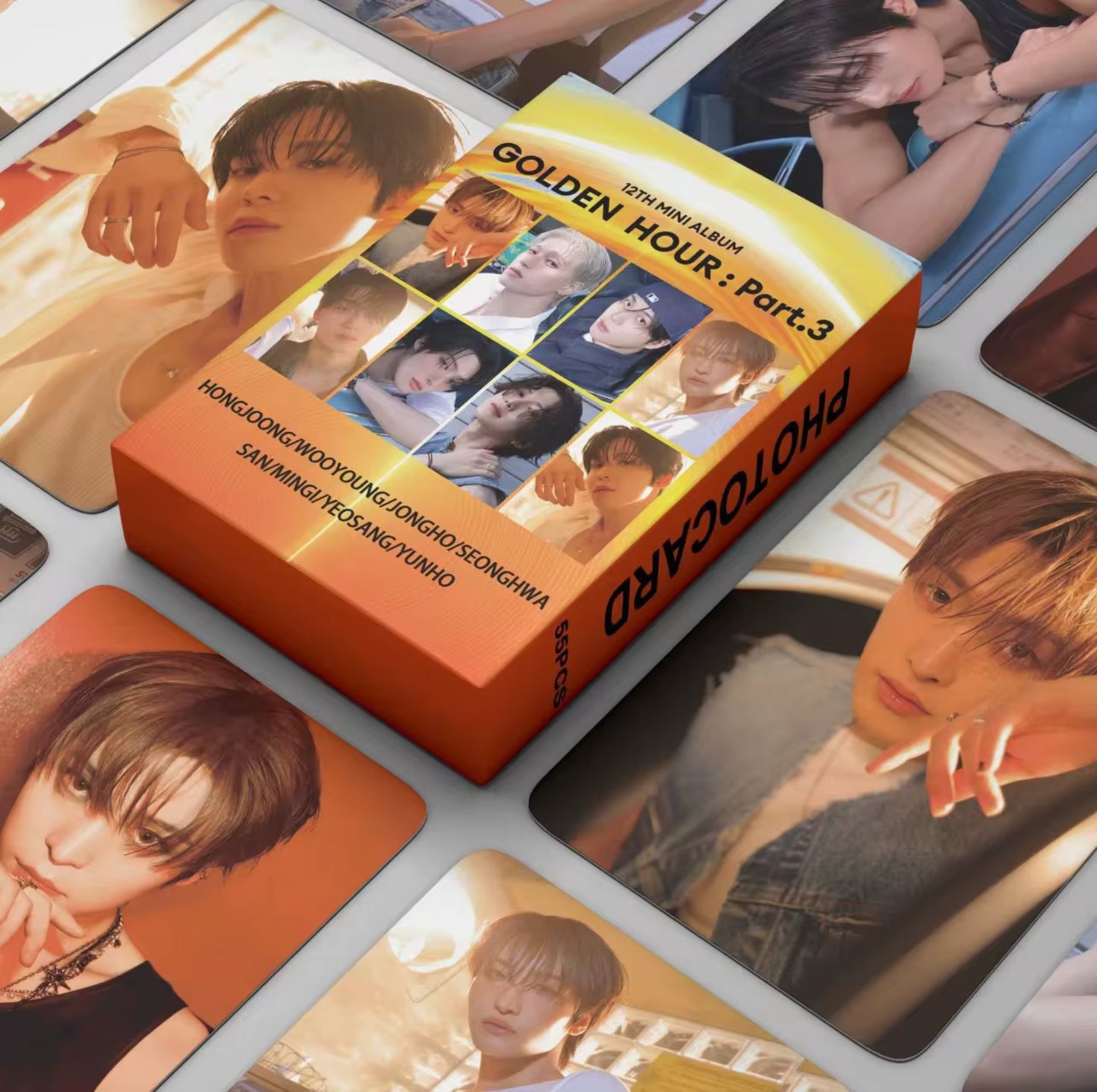 Ateez Golden Hour Pt.3 Lomocards (55 pcs)