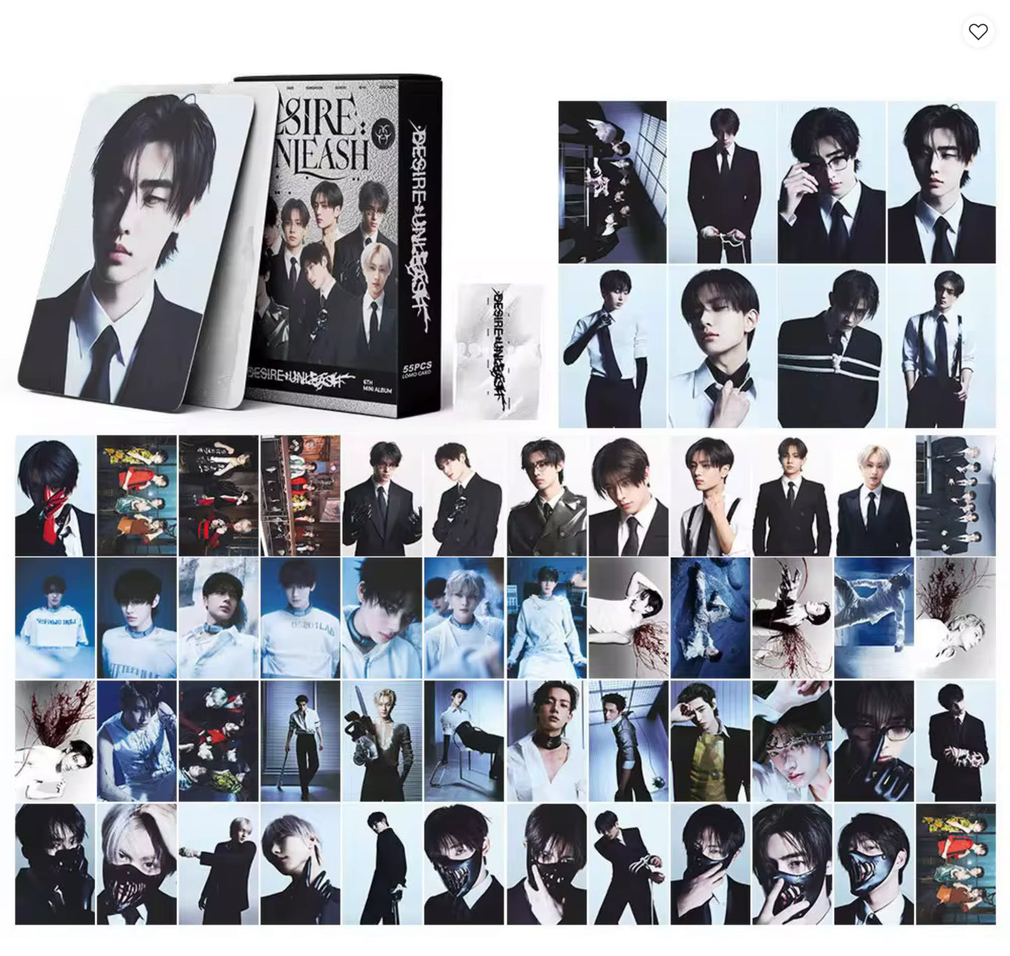 Enhypen Desire: Unleash Lomocards (55 pcs)