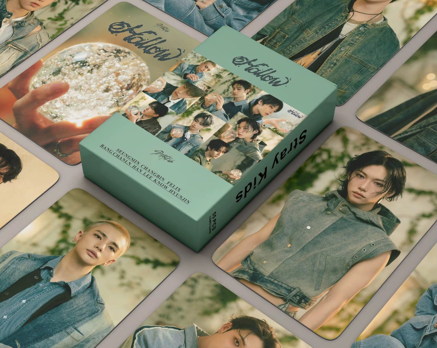 Stray Kids Hollow Holographic Lomocards (55 pcs)