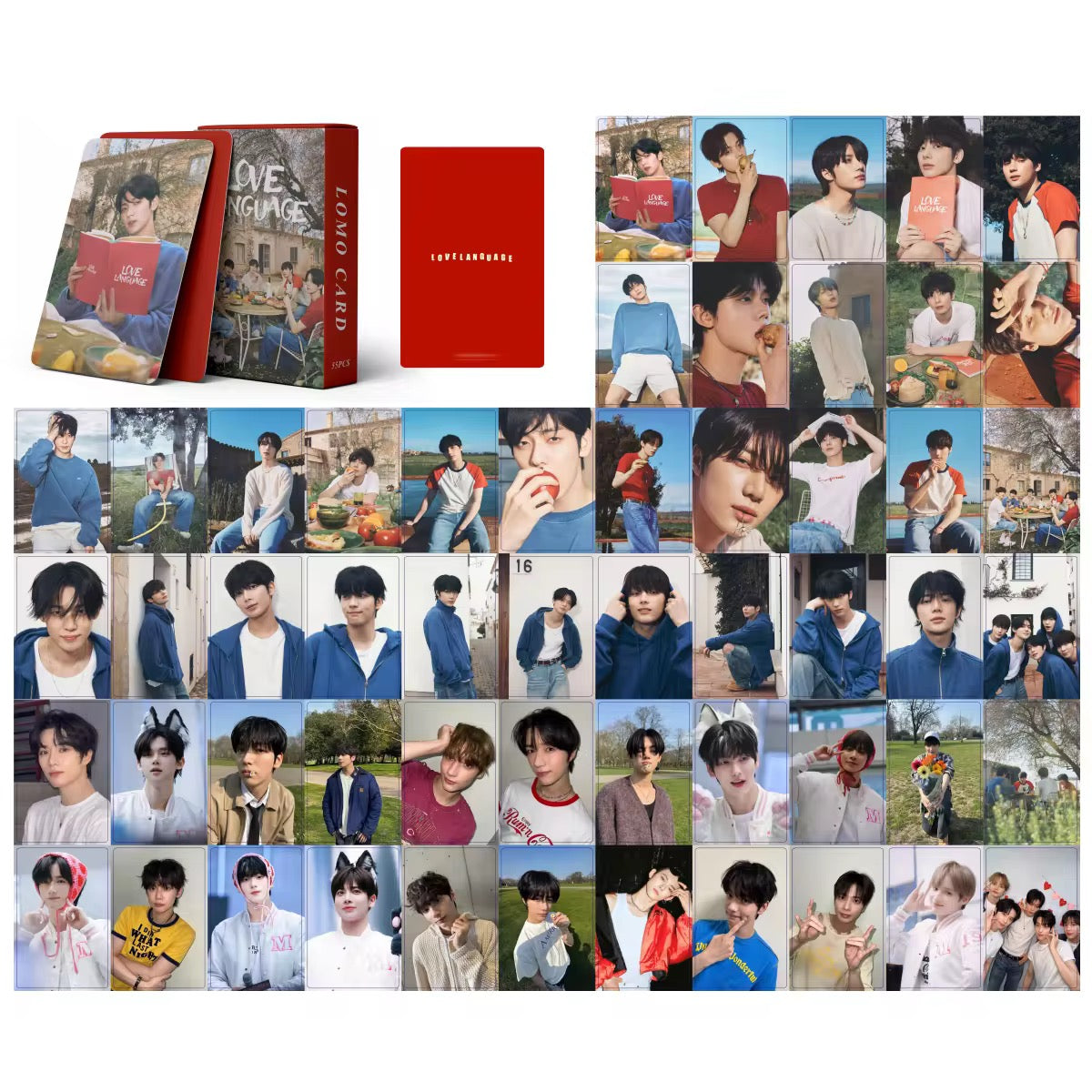 TXT Love Language Holographic Lomocards (55 pcs)