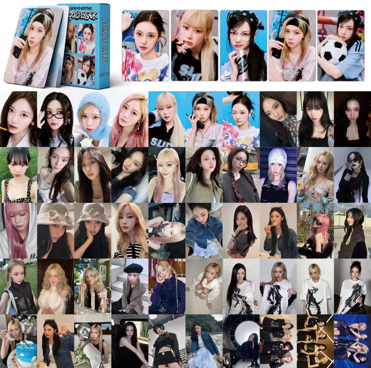 Aespa SG Lomocards (55 pcs)