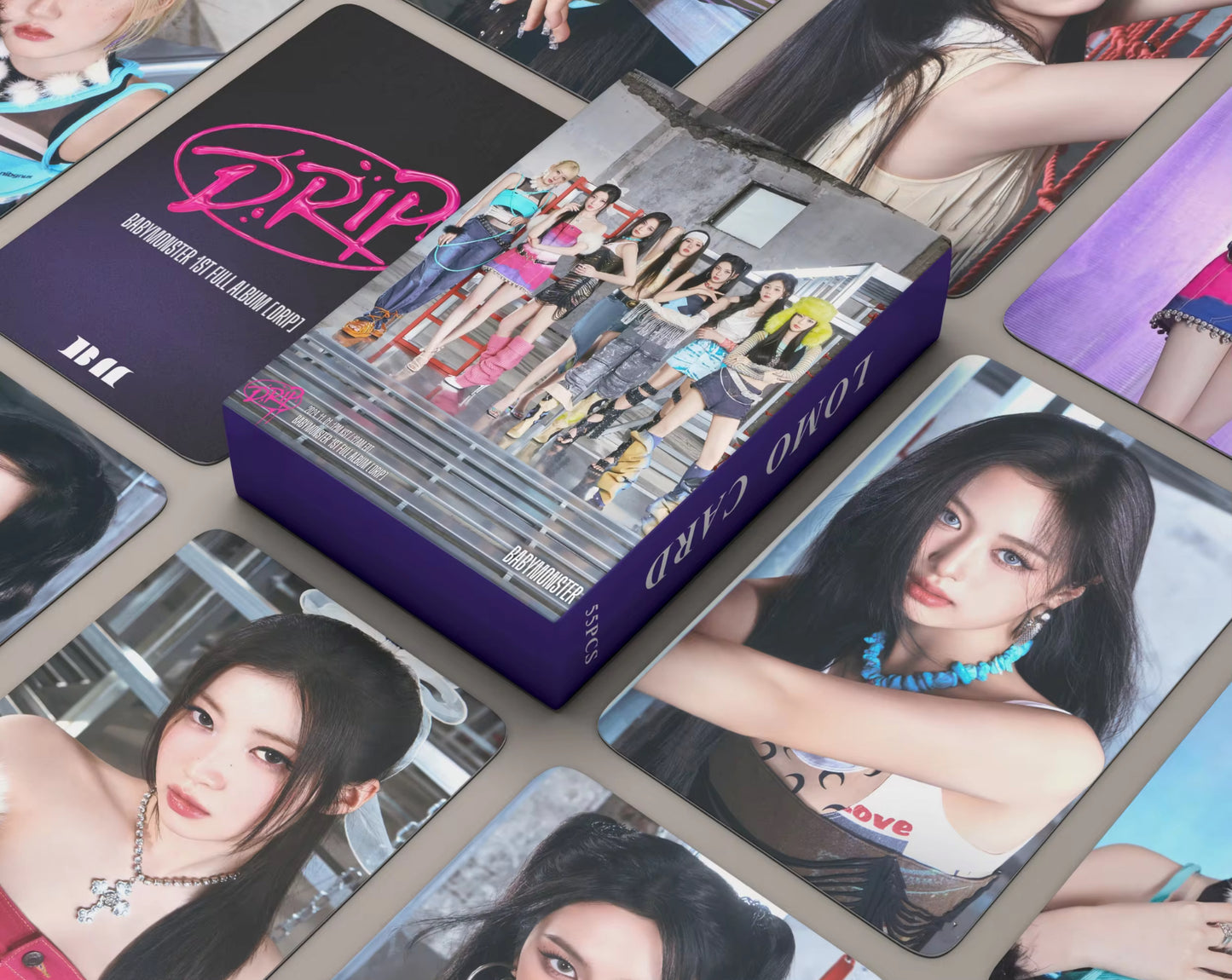 Babymonster Drip Lomocards (55 pcs)