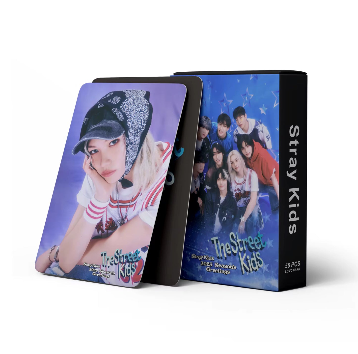 Stray Kids The Street Kids Holographic Lomocards (55 pcs)