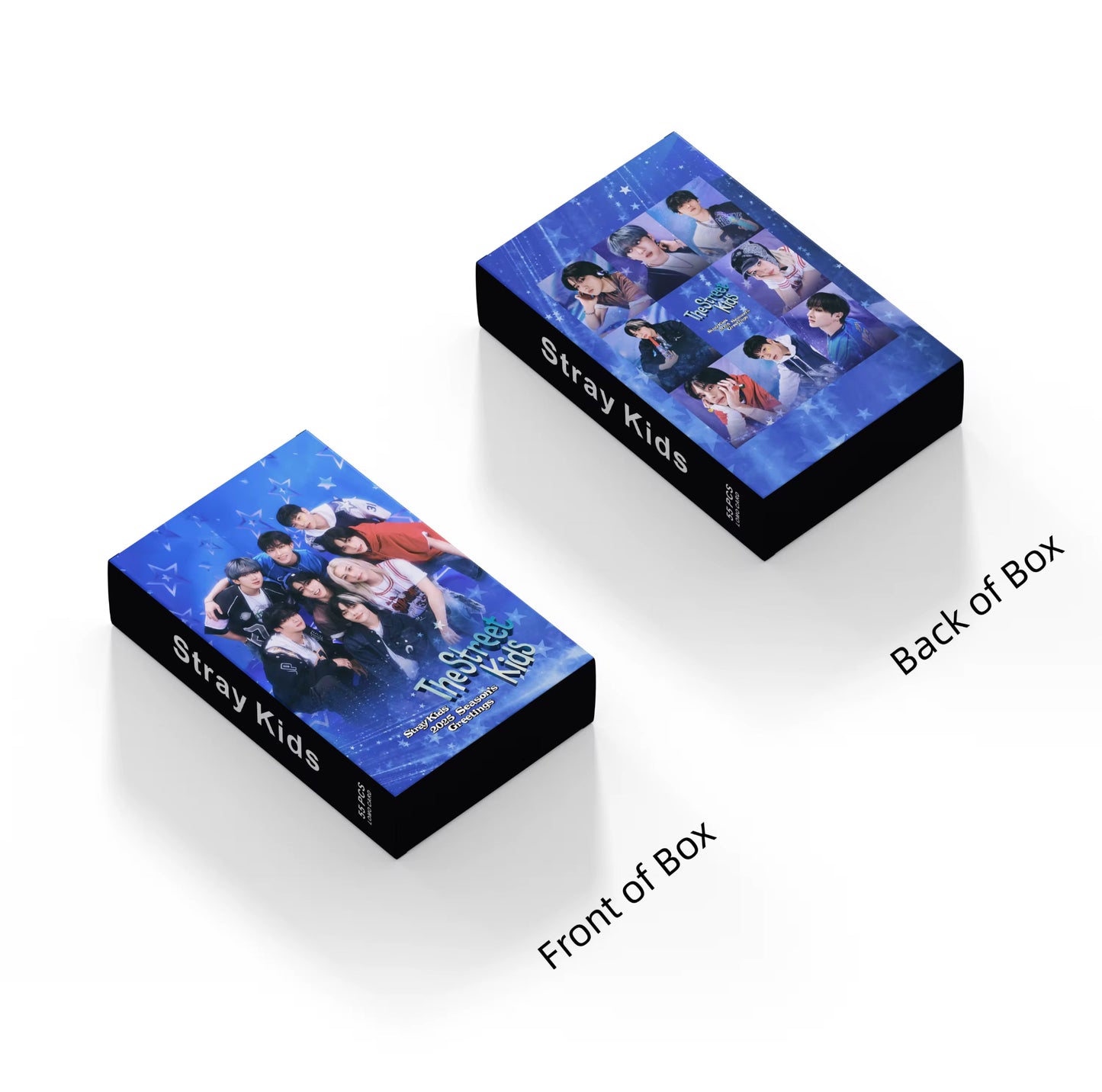 Stray Kids The Street Kids Holographic Lomocards (55 pcs)