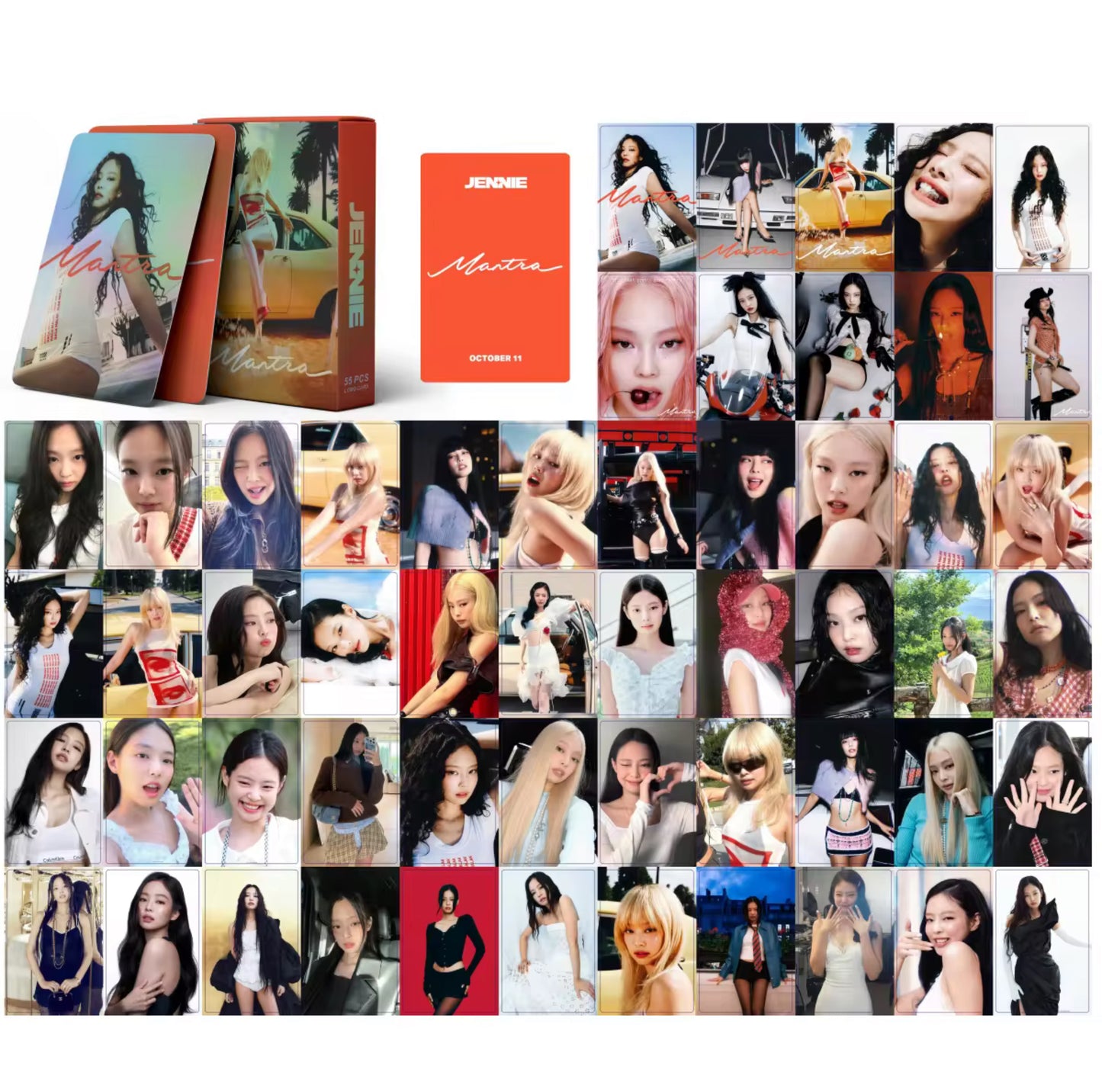 Jennie Mantra Holographic Lomocards (55 pcs)