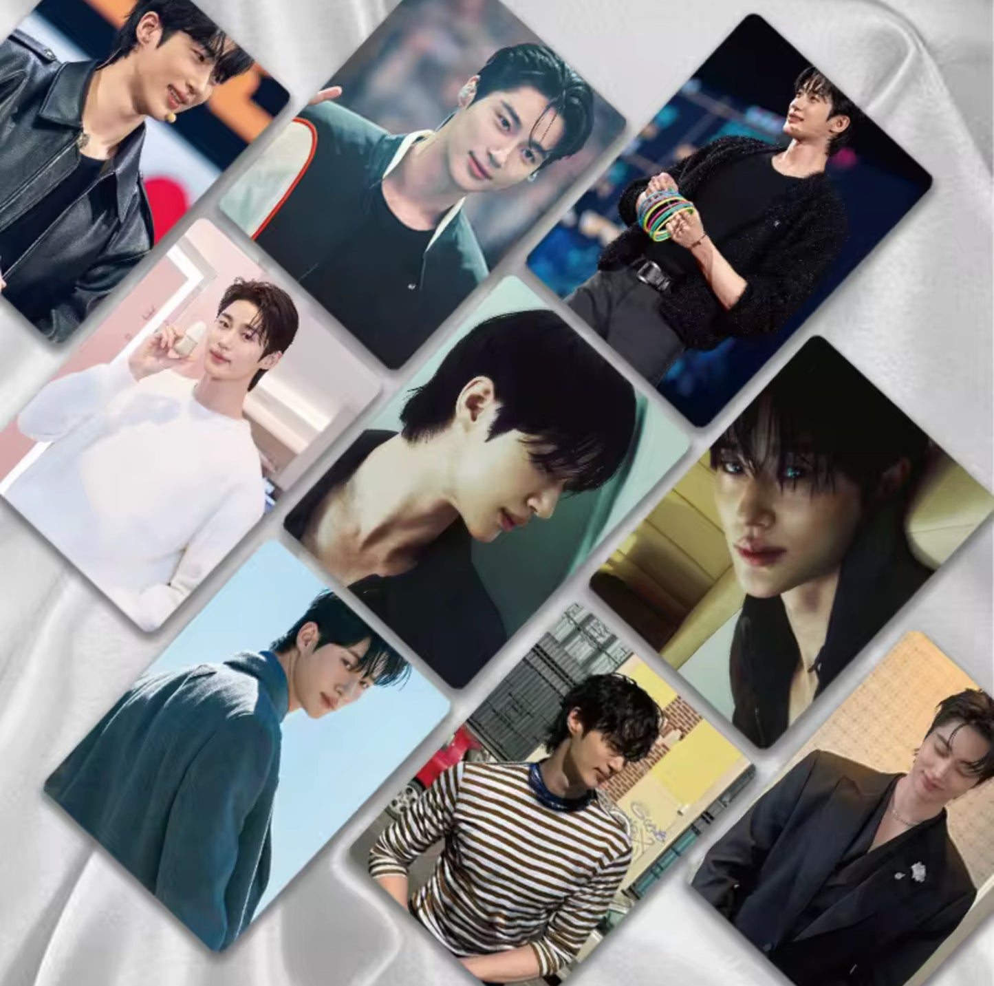 Byeon Wooseok Holographic double sided Photocards (50 pcs)