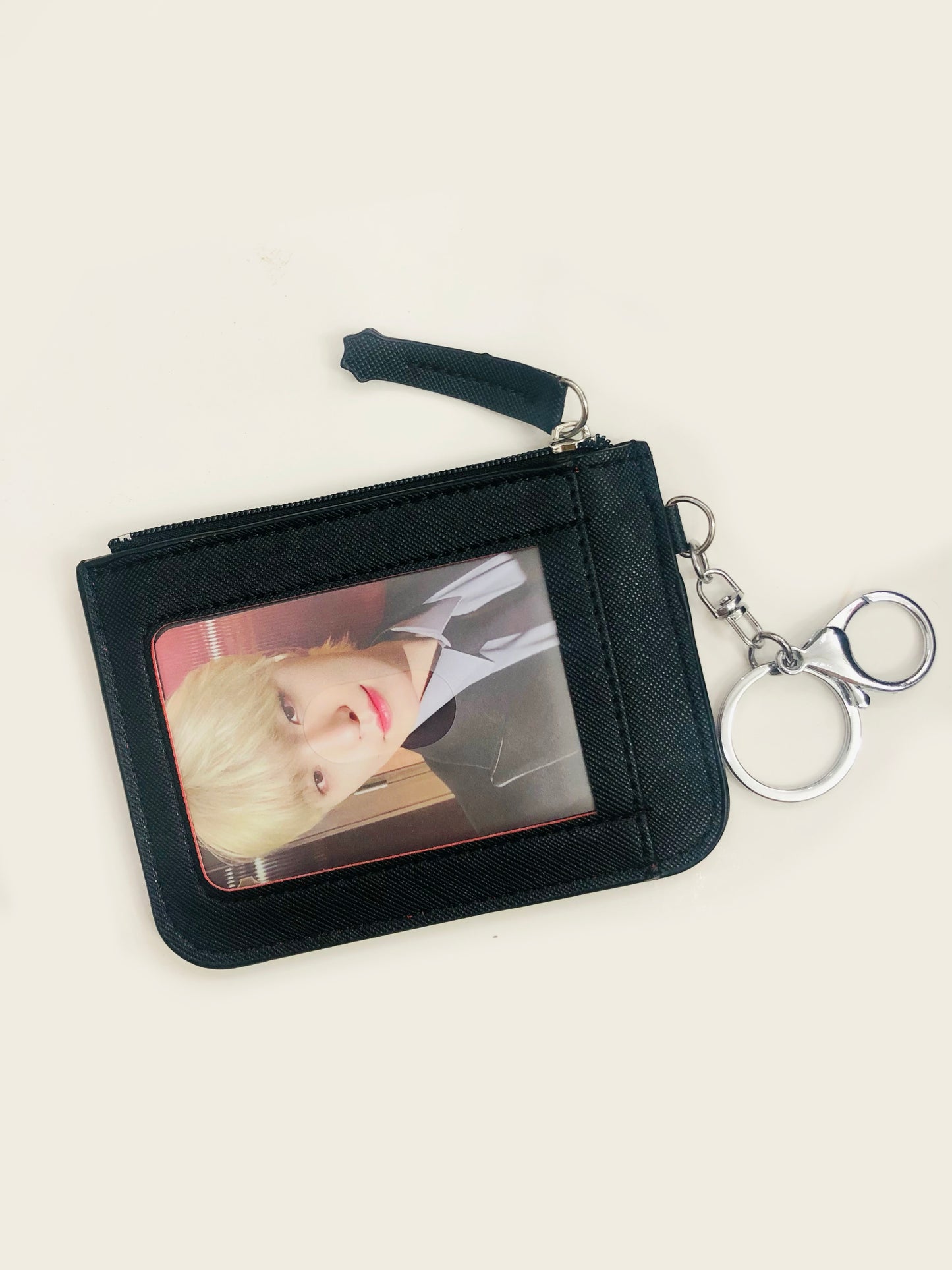Kuromi Zipper Card Wallet with Keyring
