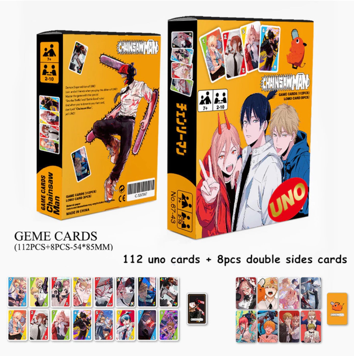 Chainsaw Man UNO Playcards (120 pcs)
