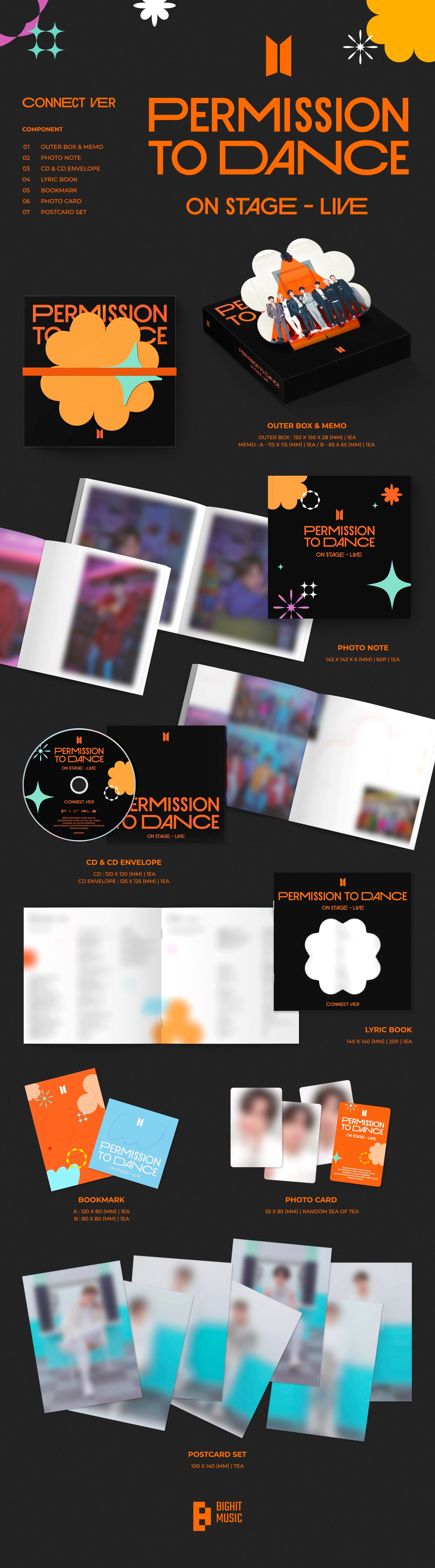 BTS Permission To Dance on Stage Live Official Album