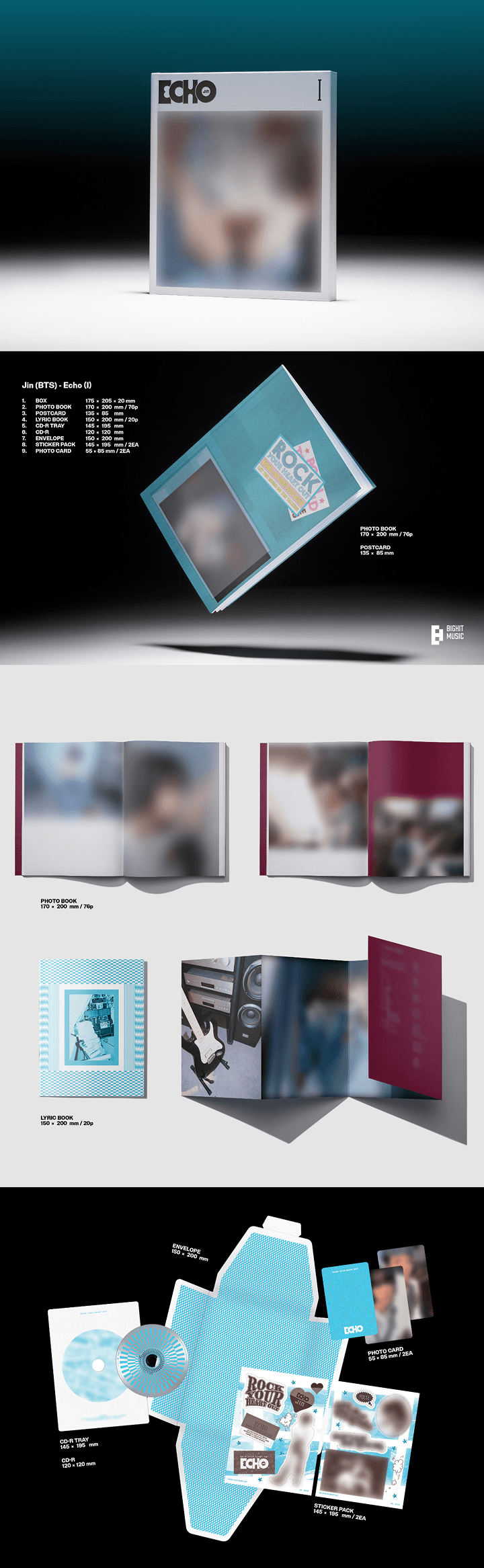 BTS Jin Echo Official Album