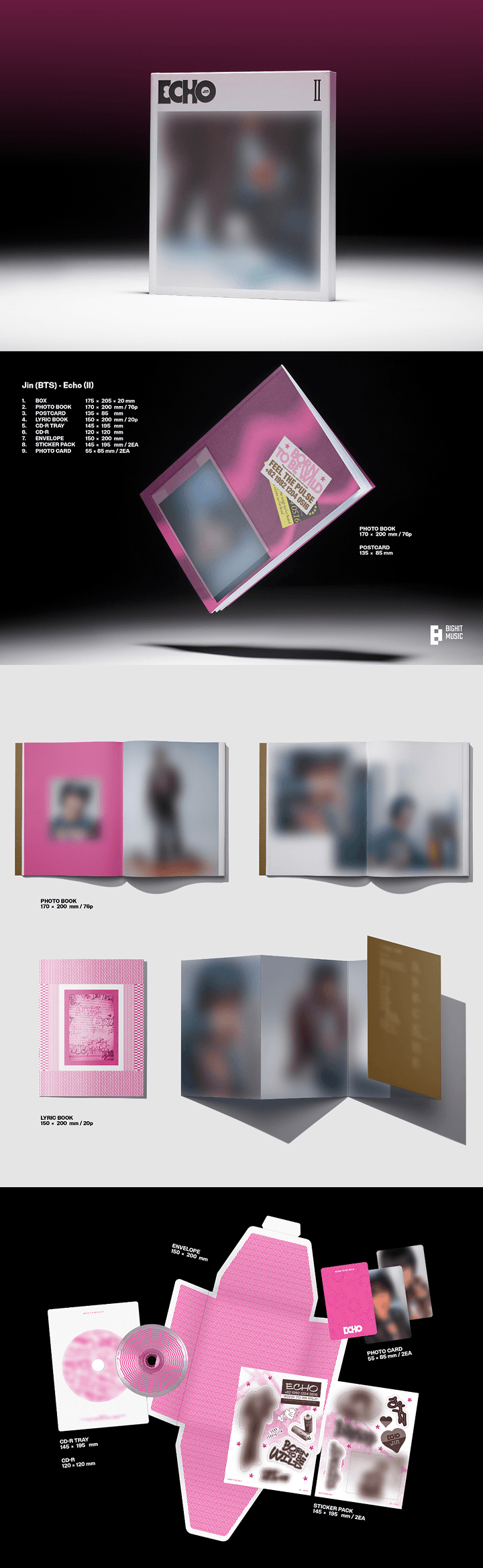 BTS Jin Echo Official Album
