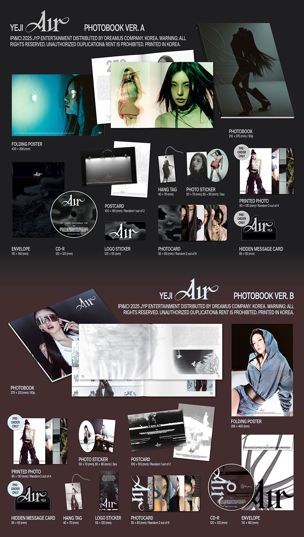 Yeji Air Official Album