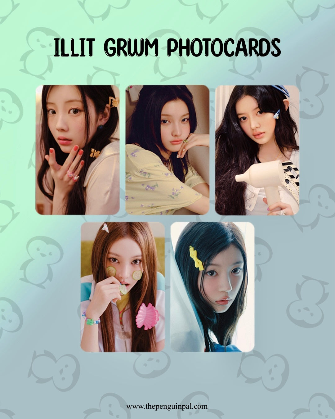 Illit GRWM Photocards (5 pcs)