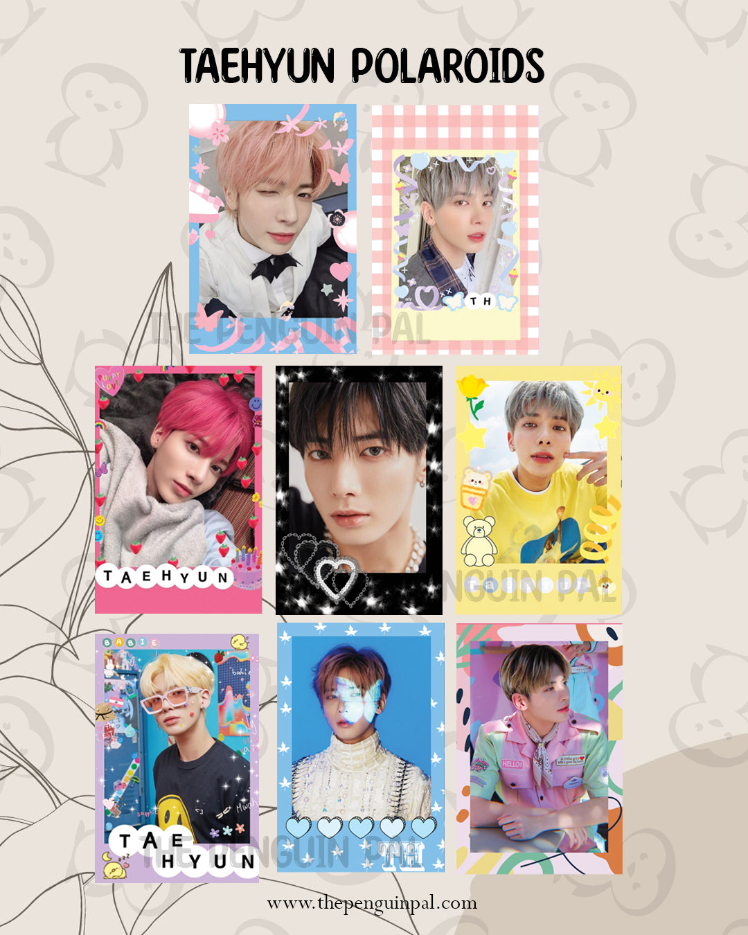 TXT Taehyun Polcos Set (8 pcs)