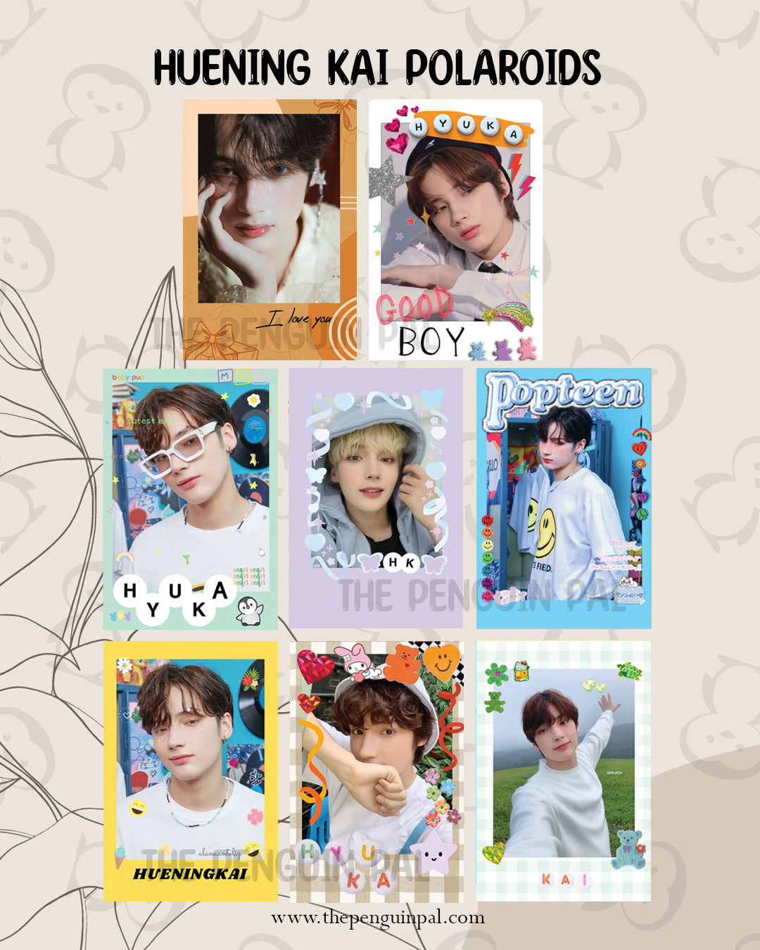 TXT Huening Kai Polcos Set (8 pcs)