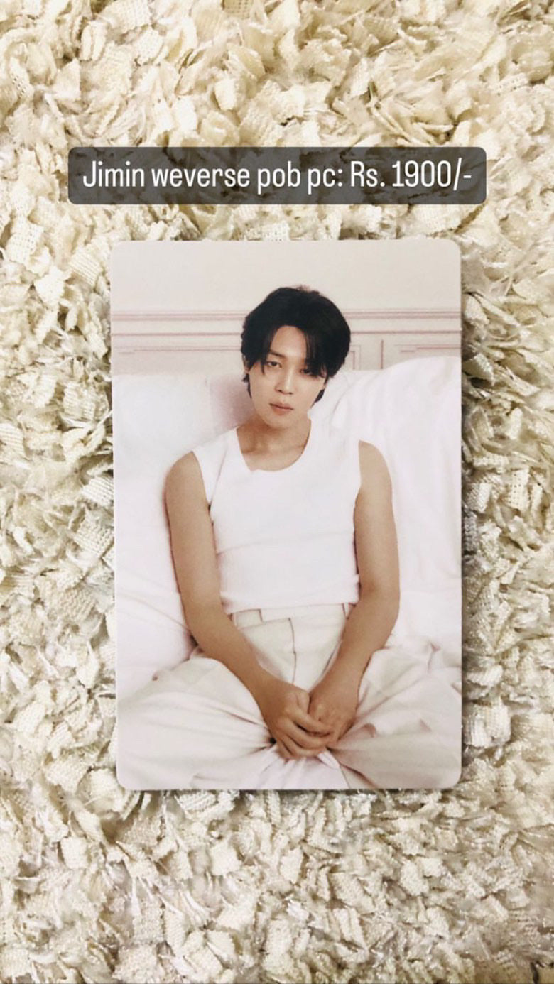 Jimin Weverse POB Photocard