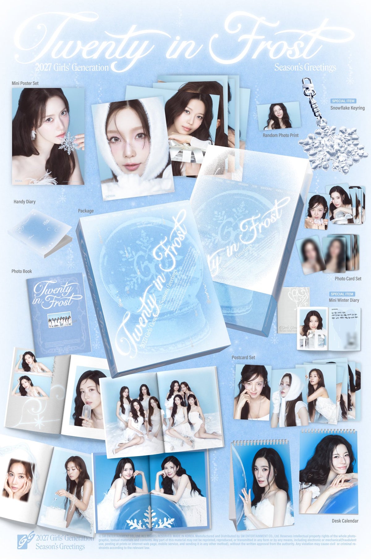 PREORDER SM ARTISTS - 2027 SEASON'S GREETINGS WITH WEVERSE SHOP GIFT