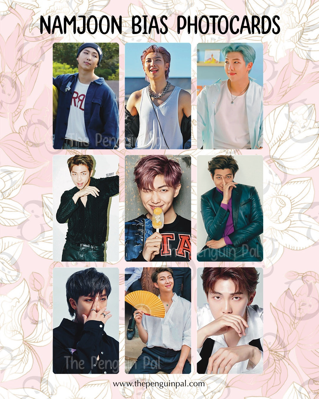 RM Bias Photocards (18 pcs)
