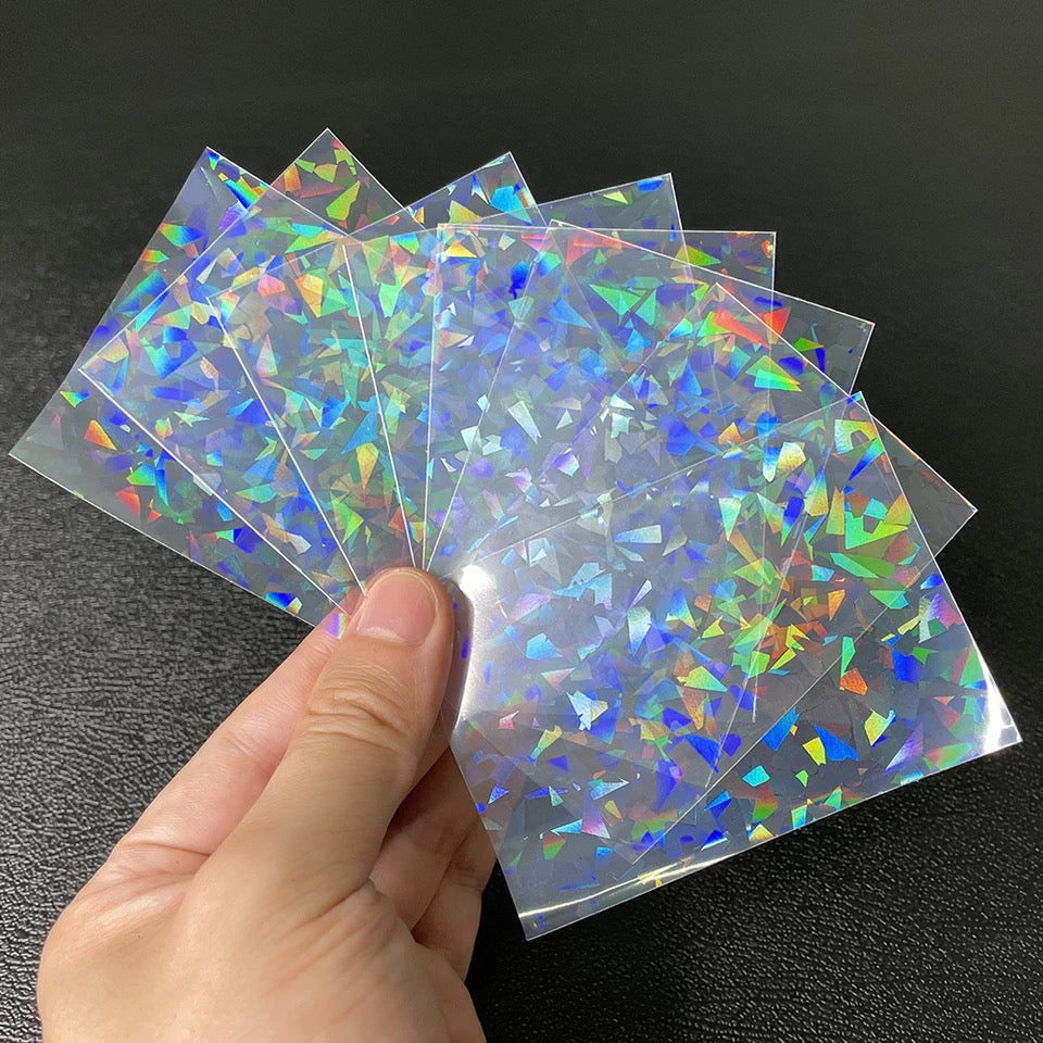 Holographic Shattered Glass Sleeves (10 pcs)