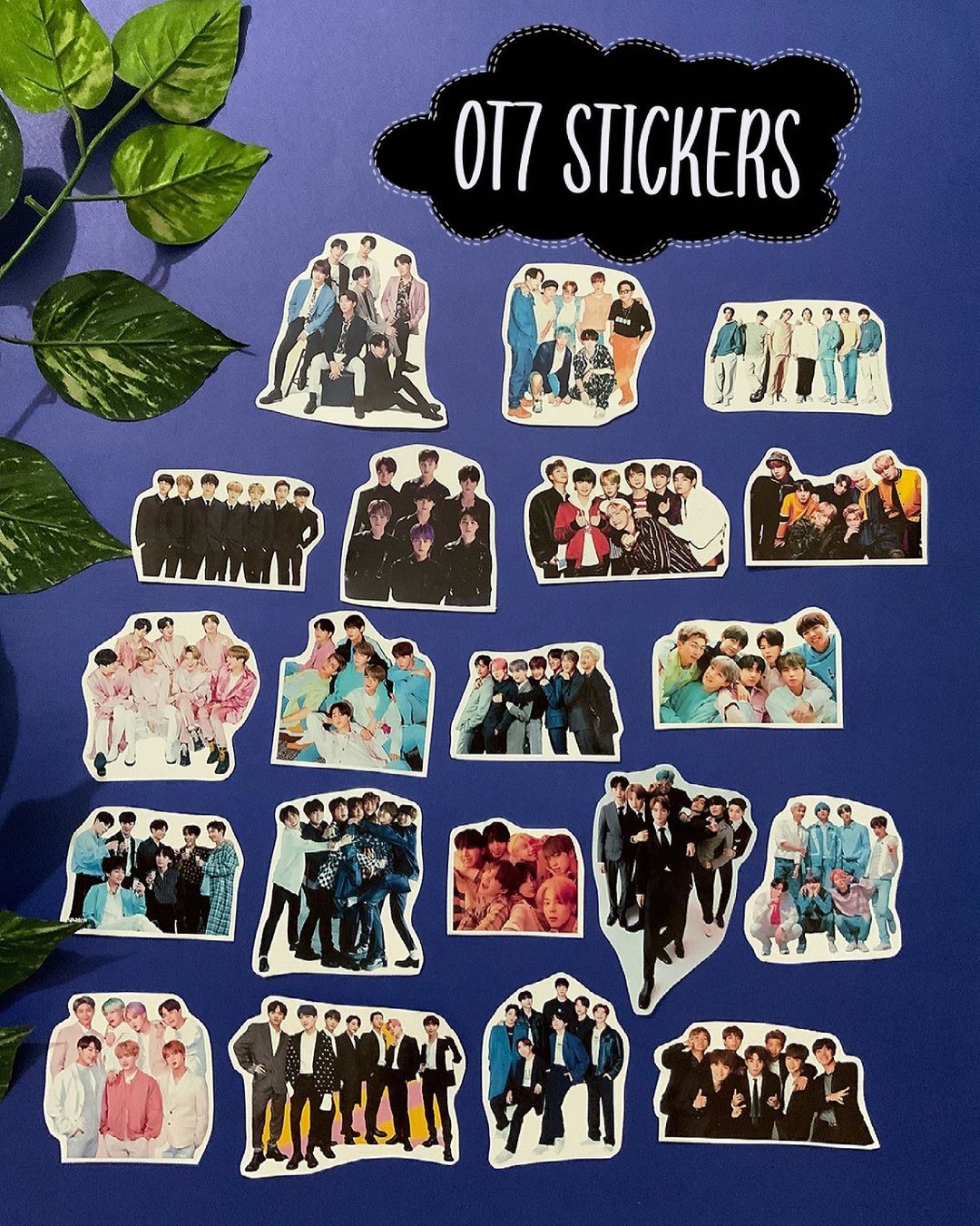 BTS Group Stickers Pack (20 pcs)