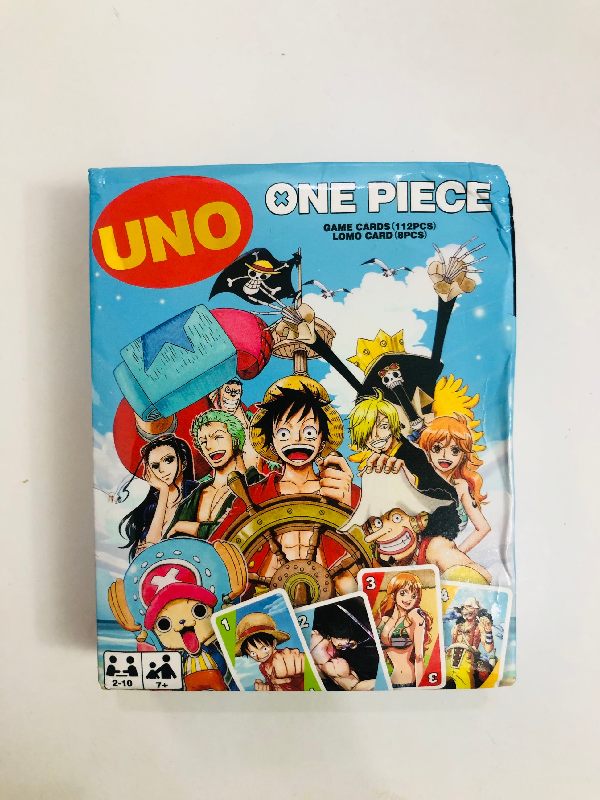 one piece uno card game One Piece UNO Playcards (120 pcs) – thepenguinpal