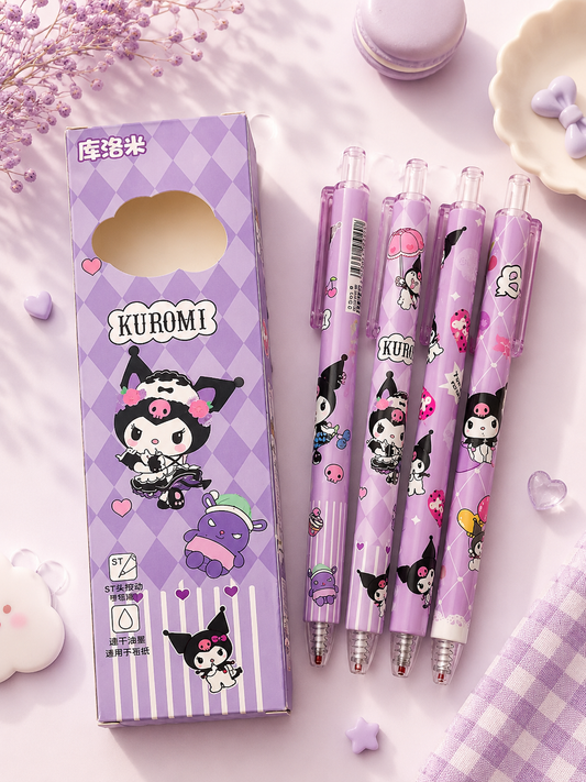 Kuromi Pens Set (4 pcs)