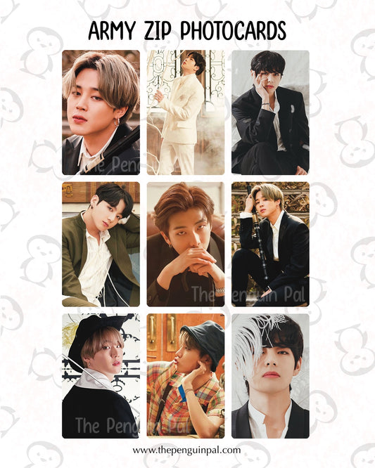 ARMY ZIP Photocards (9 pcs)