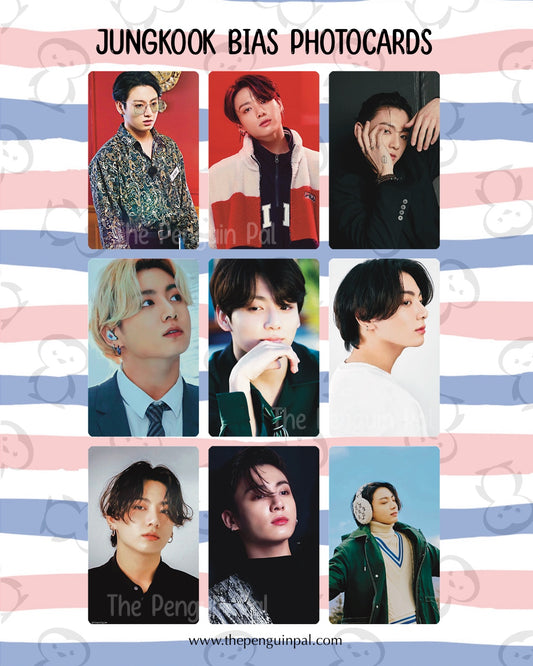 Jungkook Bias Photocards (18 pcs)