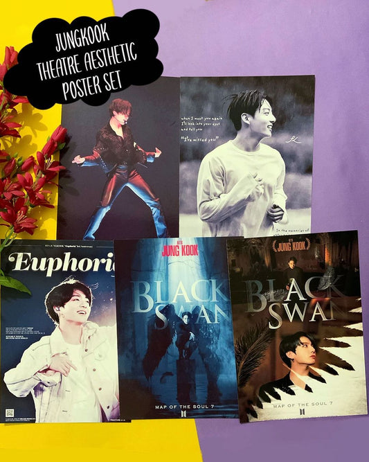 Jungkook Theatre Aesthetic Poster set (5 pcs)