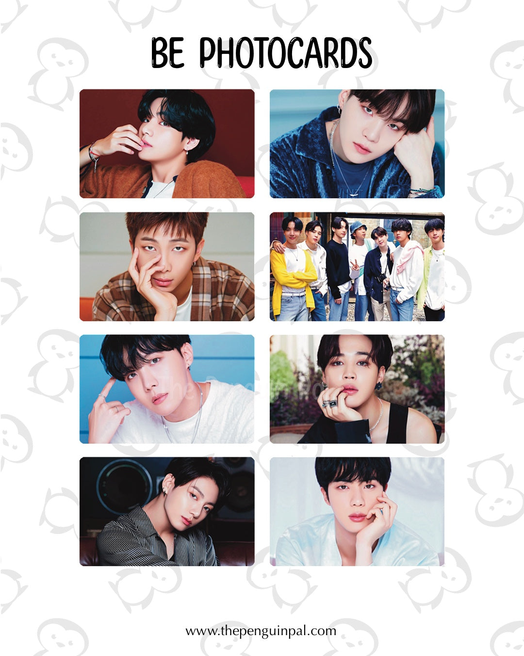 BE Photocards (9 pcs)