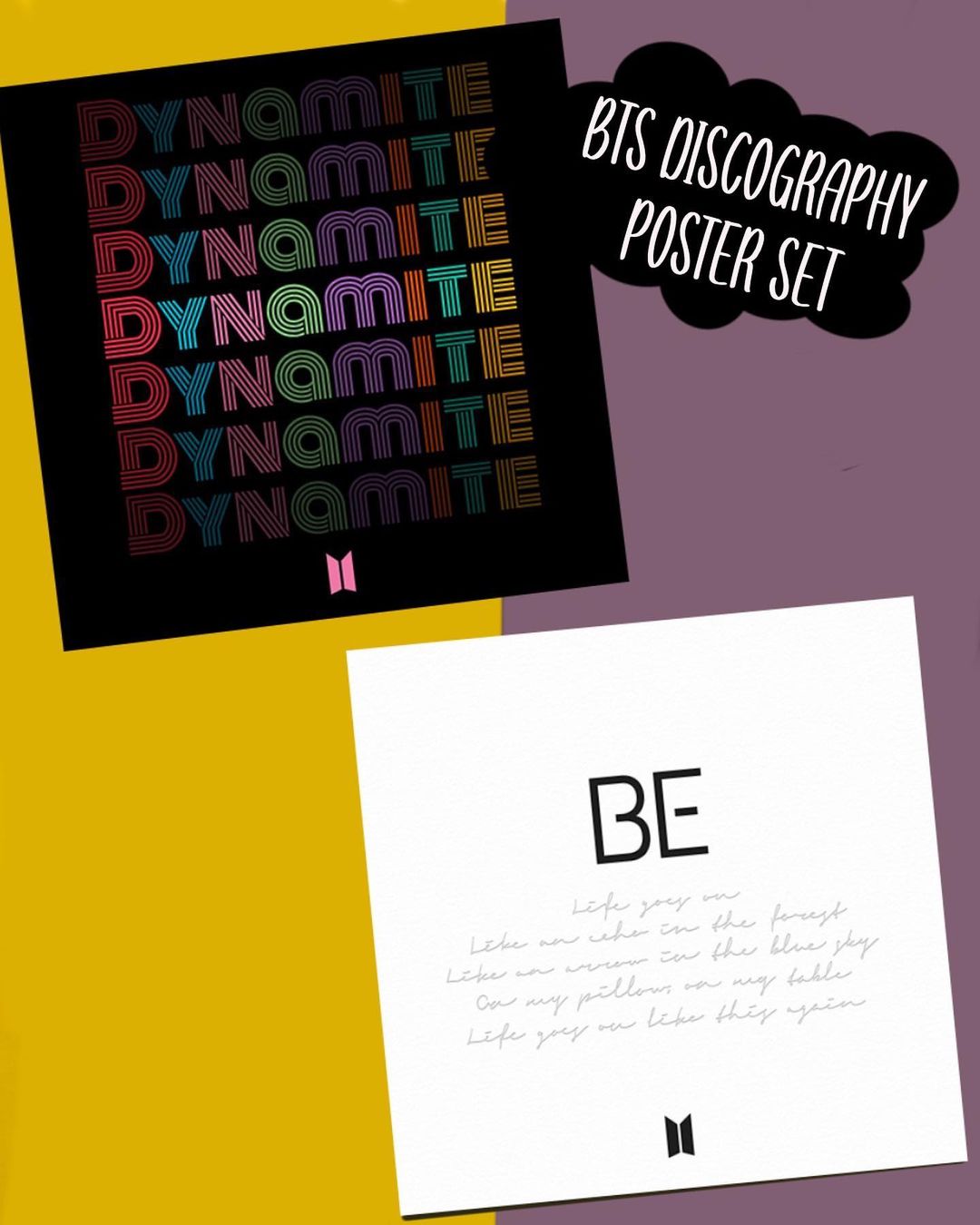 BTS Discography Poster Set (20 pcs)