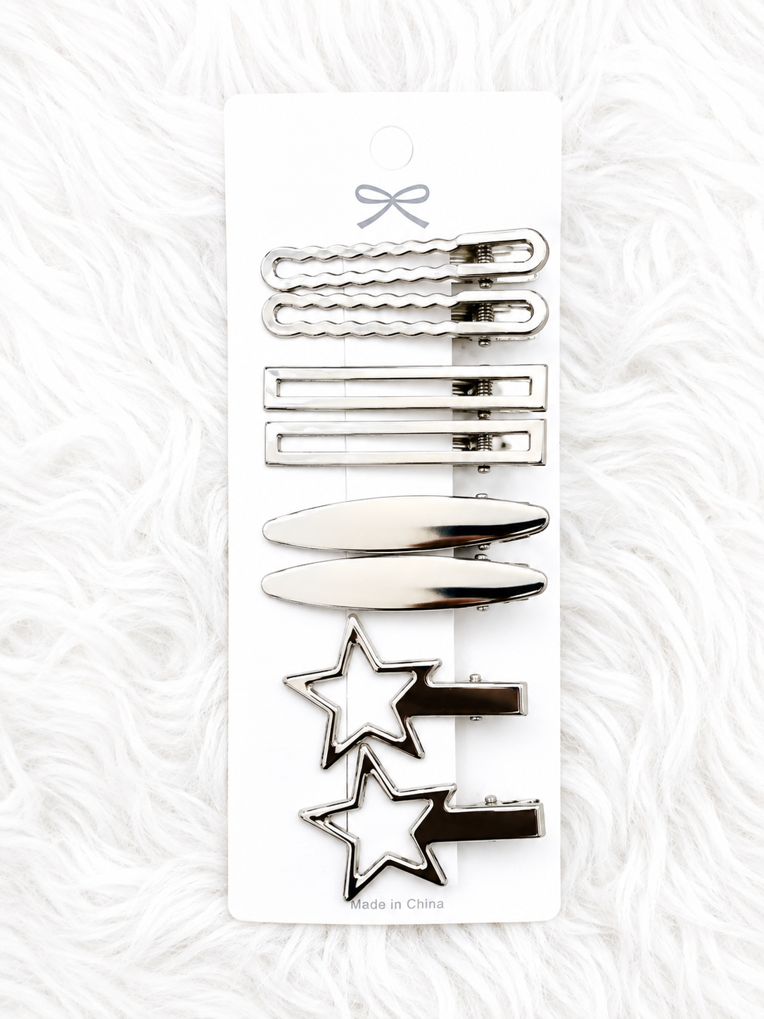 Y2K/Korean Metal Hair Clips Set