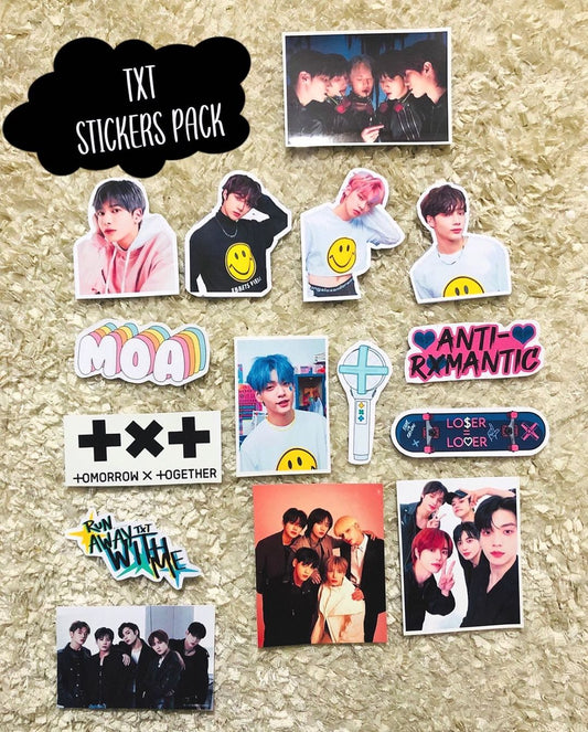 TXT Stickers Set (15 pcs)