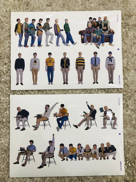BTS Official Deco Kit Sticker Set (2 Sheets)